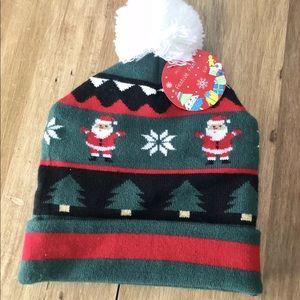 Fun Adult Knit Hat Ugly Sweater Design Unisex Christmas Winter Toque NWT